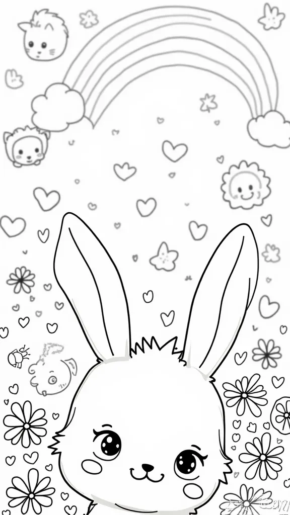 kawwaii coloring pages